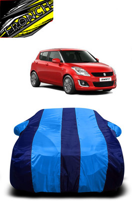 FRONCH Car Cover For Maruti Swift AMT ZXI Plus Petrol (With Mirror Pockets)(Blue)