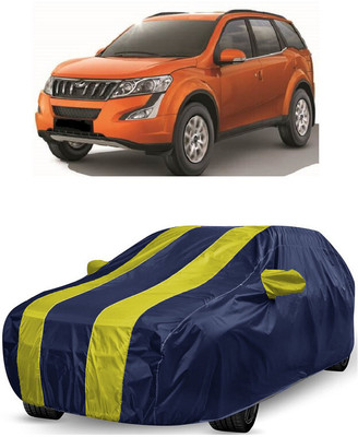 ANTOFY Car Cover For Mahindra XUV500 W9 Diesel (With Mirror Pockets)(Yellow, Blue)