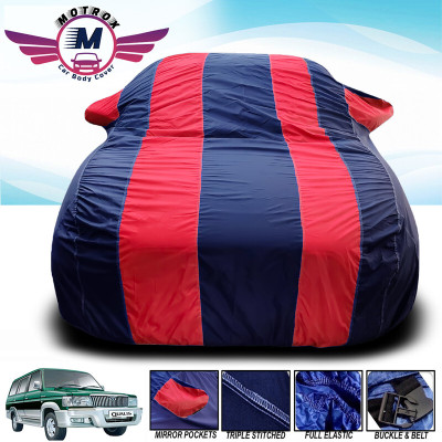 MoTRoX Car Cover For Mahindra Marazzo (With Mirror Pockets)(Red, Blue)