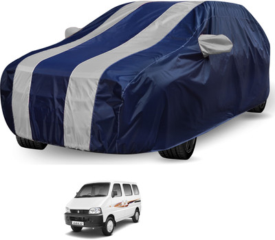 Auto Hub Car Cover For Maruti Suzuki Eeco (Without Mirror Pockets)(Black, Grey)