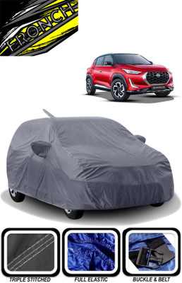 FRONCH Car Cover For Nissan Magnite (With Mirror Pockets)(Grey)
