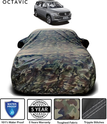 octavic Car Cover For MG Hector (With Mirror Pockets)(Green)
