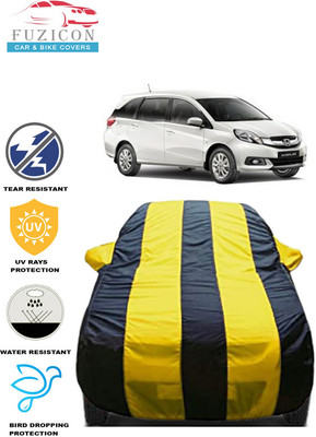 FUZICON Car Cover For Honda Mobilio(Yellow, Blue)