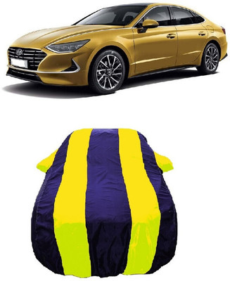 Wegather Car Cover For Hyundai Sonata Gold (With Mirror Pockets)(Yellow)
