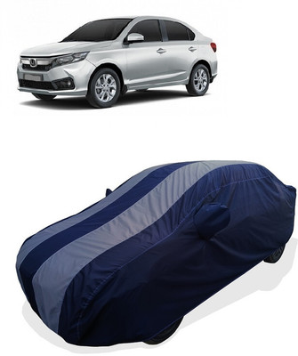 Coxtor Car Cover For Honda Amaze S CVT Petrol (With Mirror Pockets)(Grey)