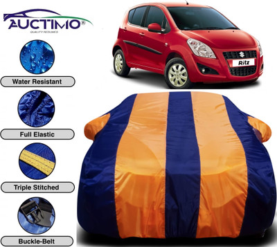 AUCTIMO Car Cover For Maruti Suzuki Ritz (With Mirror Pockets)(Multicolor)