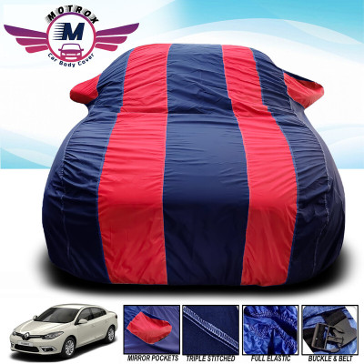 MoTRoX Car Cover For Chevrolet Aveo (With Mirror Pockets)(Red, Blue)
