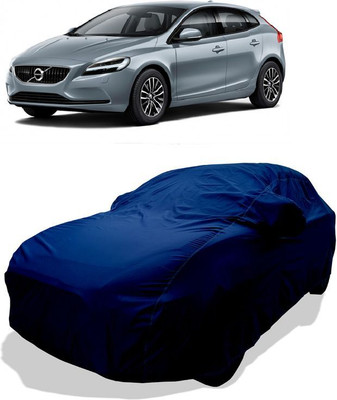 QLAX Car Cover For Maruti V40 (With Mirror Pockets)(Blue)