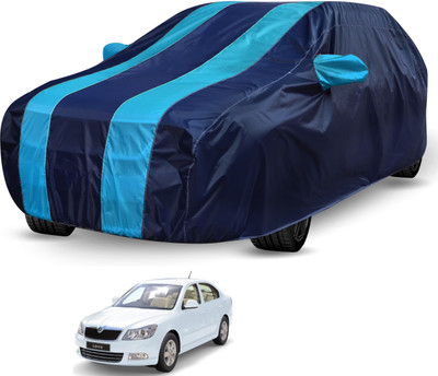 Auto Hub Car Cover For Skoda Laura (With Mirror Pockets)(Blue, Blue)