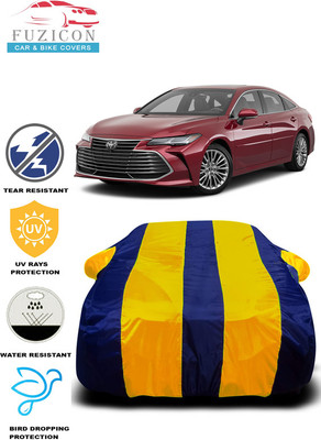 FUZICON Car Cover For Toyota Avalon (With Mirror Pockets)(Yellow, Blue)