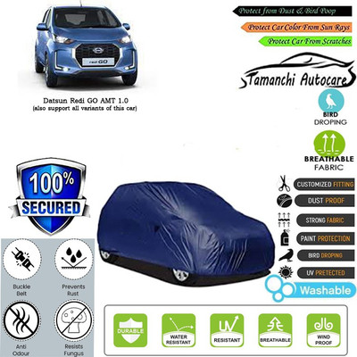 Tamanchi Autocare Car Cover For Datsun Redi GO AMT 1.0(Blue)