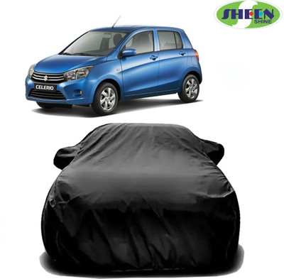 Sheen Car Cover For Maruti Celerio (Without Mirror Pockets)(Black)