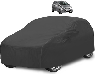 Caronix Car Cover For Hyundai Eon (With Mirror Pockets)(Grey)