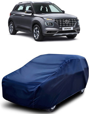 MoTRoX Car Cover For Hyundai Venue (Without Mirror Pockets)(Blue)