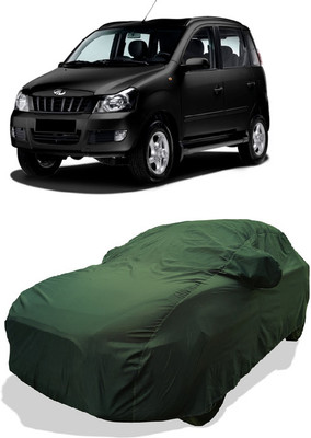 Coxtor Car Cover For Mahindra Quanto C4 (With Mirror Pockets)(Green)
