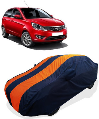 Coxtor Car Cover For Tata Bolt (With Mirror Pockets)(Orange)