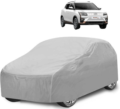 Caronix Car Cover For Mahindra XUV400 (With Mirror Pockets)(Silver)