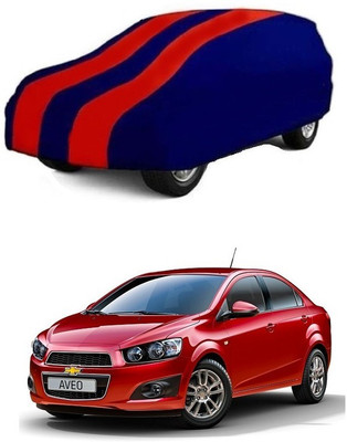 prajapati Car Cover For Chevrolet Aveo EX (Without Mirror Pockets)(Red, Blue)