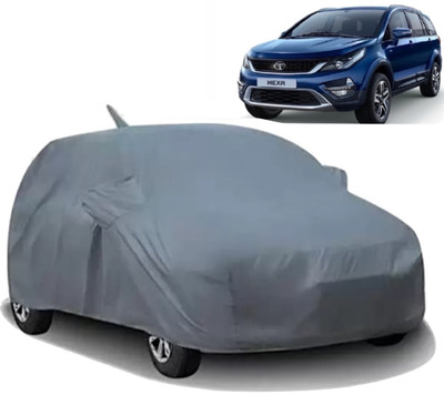 AXLOZ Car Cover For Tata Hexa (With Mirror Pockets)(Grey)