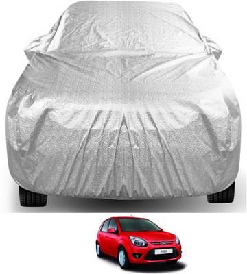 Auto Hub Car Cover For Ford Figo (With Mirror Pockets)(Silver)