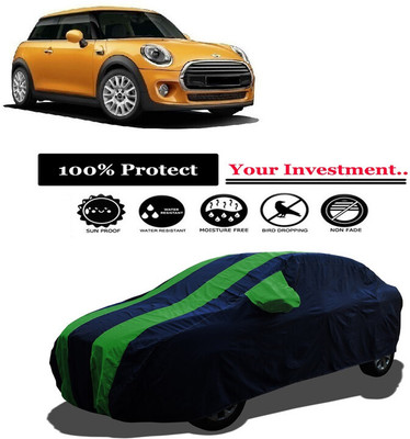 Amexride Car Cover For Mini Cooper Cooper 3 Door Cooper D Diesel (With Mirror Pockets)(Green)
