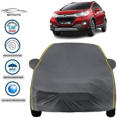 BOTAUTO Car Cover For Honda WR-V, Universal For Car (With Mirror Pockets)(Grey, Yellow, For 2008, 2009, 2010, 2011, 2012, 2013, 2014, 2015, 2016, 2017, 2018, 2019, 2020, 2021, 2022, 2023 Models)
