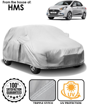 HMS Car Cover For Hyundai Xcent (With Mirror Pockets)(Silver)