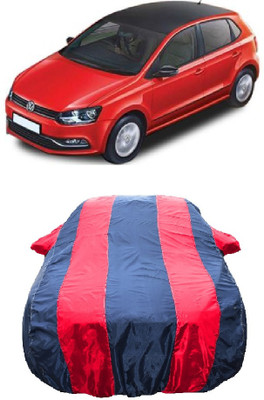 Wegather Car Cover For Volkswagen Polo 1.2 MPI Highline (With Mirror Pockets)(Red)