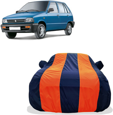 Tricway Car Cover For Maruti 800 AC BSII (With Mirror Pockets)(Orange)