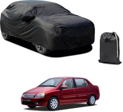 GOSHIV-car and bike accessories Car Cover For Tata Indigo XL (With Mirror Pockets)(Black)