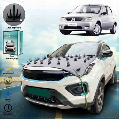 Frap Car Cover For Mahindra Logan, Logan CNG, Logan Edge, Logan 1.4 GLE (With Mirror Pockets)(Grey)