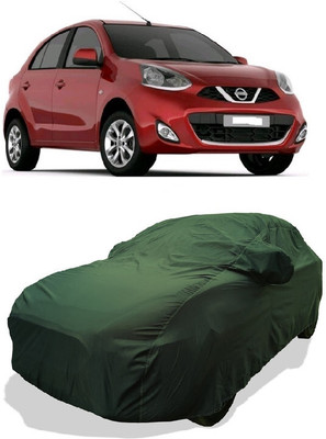 Coxtor Car Cover For Nissan Micra 1.5L (With Mirror Pockets)(Green)