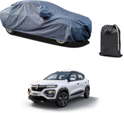 CODOKI Car Cover For Renault Kwid (With Mirror Pockets)(Grey, For 2019, 2020, 2021, 2022, 2023 Models)