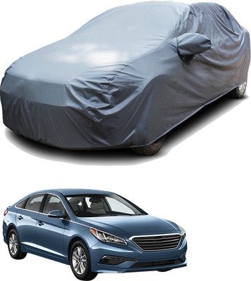 SS FOR YOUR SMART NEEDS Car Cover For Hyundai Sonata (With Mirror Pockets)(Grey)