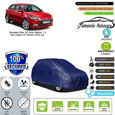 Tamanchi Autocare Car Cover For Hyundai Elite i20 Asta Option 1.2(Blue)