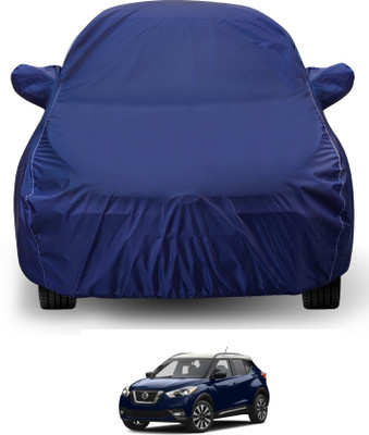 Auto Hub Car Cover For Nissan Kicks (With Mirror Pockets)(Blue)