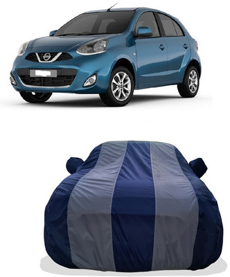 Tricway Car Cover For Nissan Micra XL Option D Diesel (With Mirror Pockets)(Multicolor)