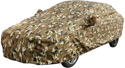 PROTEGO Car Cover For Maruti Suzuki 800 (With Mirror Pockets)(Green)