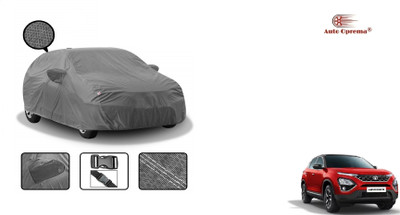 Auto Oprema Car Cover For Tata Harrier (With Mirror Pockets)(Grey, For 2016, 2017, 2018, 2019, 2020, 2021, 2022 Models)