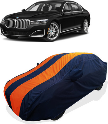 Coxtor Car Cover For BMW 7 Series 740i (With Mirror Pockets)(Orange)