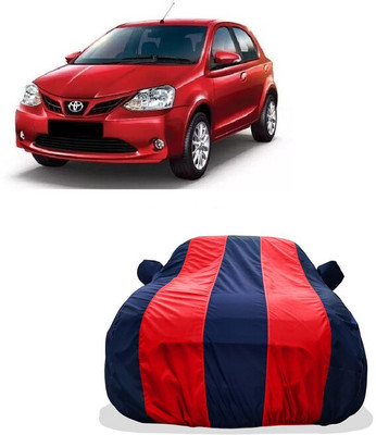 Tricway Car Cover For Toyota Etios Liva G (With Mirror Pockets)(Red)