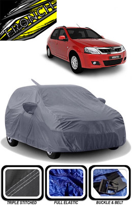FRONCH Car Cover For Mahindra Verito 1.5 D2 BSIV Diesel (With Mirror Pockets)(Grey)