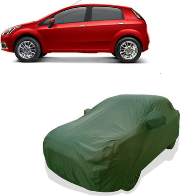 Tricway Car Cover For Fiat Punto EVO 1.3 Emotion Diesel (With Mirror Pockets)(Green)