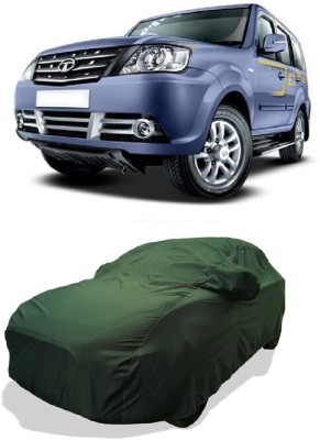 Coxtor Car Cover For Tata Sumo Grande MKII LX (With Mirror Pockets)(Green)