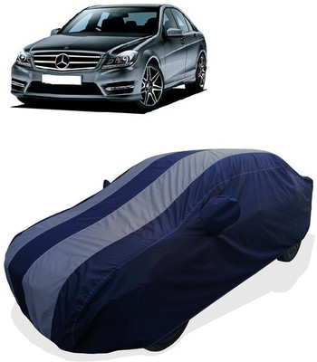 Coxtor Car Cover For Mercedes Benz C250 (With Mirror Pockets)(Grey)