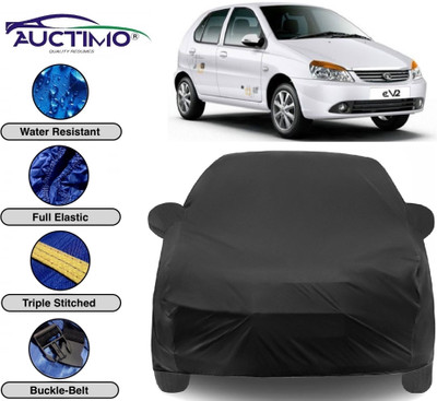 AUCTIMO Car Cover For Tata Indica eV2 (With Mirror Pockets)(Multicolor)