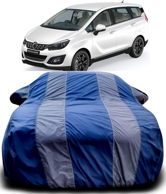 AMVISH Car Cover For Mahindra Marazzo (With Mirror Pockets)(Blue, Grey)
