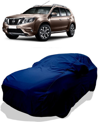 Coxtor Car Cover For Nissan Terrano (With Mirror Pockets)(Blue)