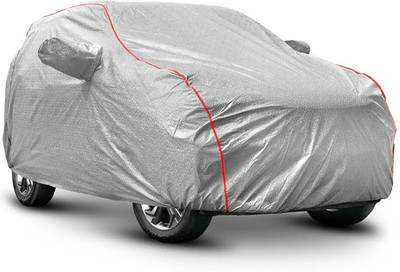Telescope Car Cover For Nissan Magnite, Magnite (With Mirror Pockets)(Silver, For 2020, 2021, 2022, 2023, 2024 Models)