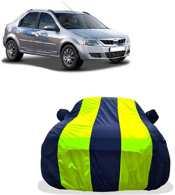 Tricway Car Cover For Mahindra E Verito D6 Electric (With Mirror Pockets)(Yellow)